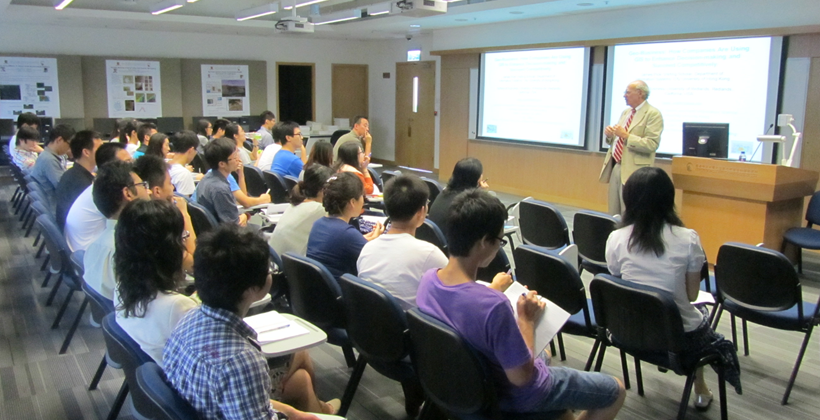 James Pick Lecturing at university of Hong Kong