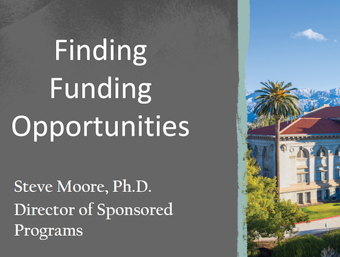 Finding Funding Opportunities PPT
