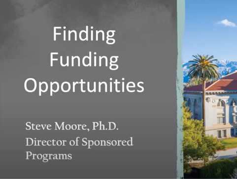 Finding Funding Opps 03082021